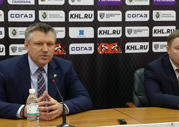 Postgame comments of Vyacheslav Butsayev (Neftekhimik) and Alexander Gulyavtsev (Amur)