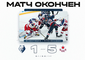 Neftekhimik 1–5 CSKA 09/08/2023