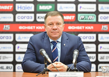 Press Conference «Neftekhimik – Vityaz» 02/13/2023