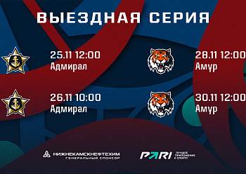 Neftekhimik have left for the seventh away series of the 2022–2023 KHL regular season