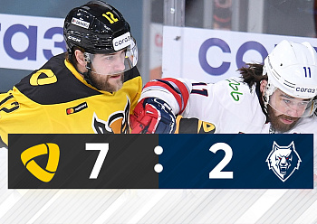 GAME #1 BETWEEN «SEVERSTAL» AND «NEFTEKHIMIK» (7:2)